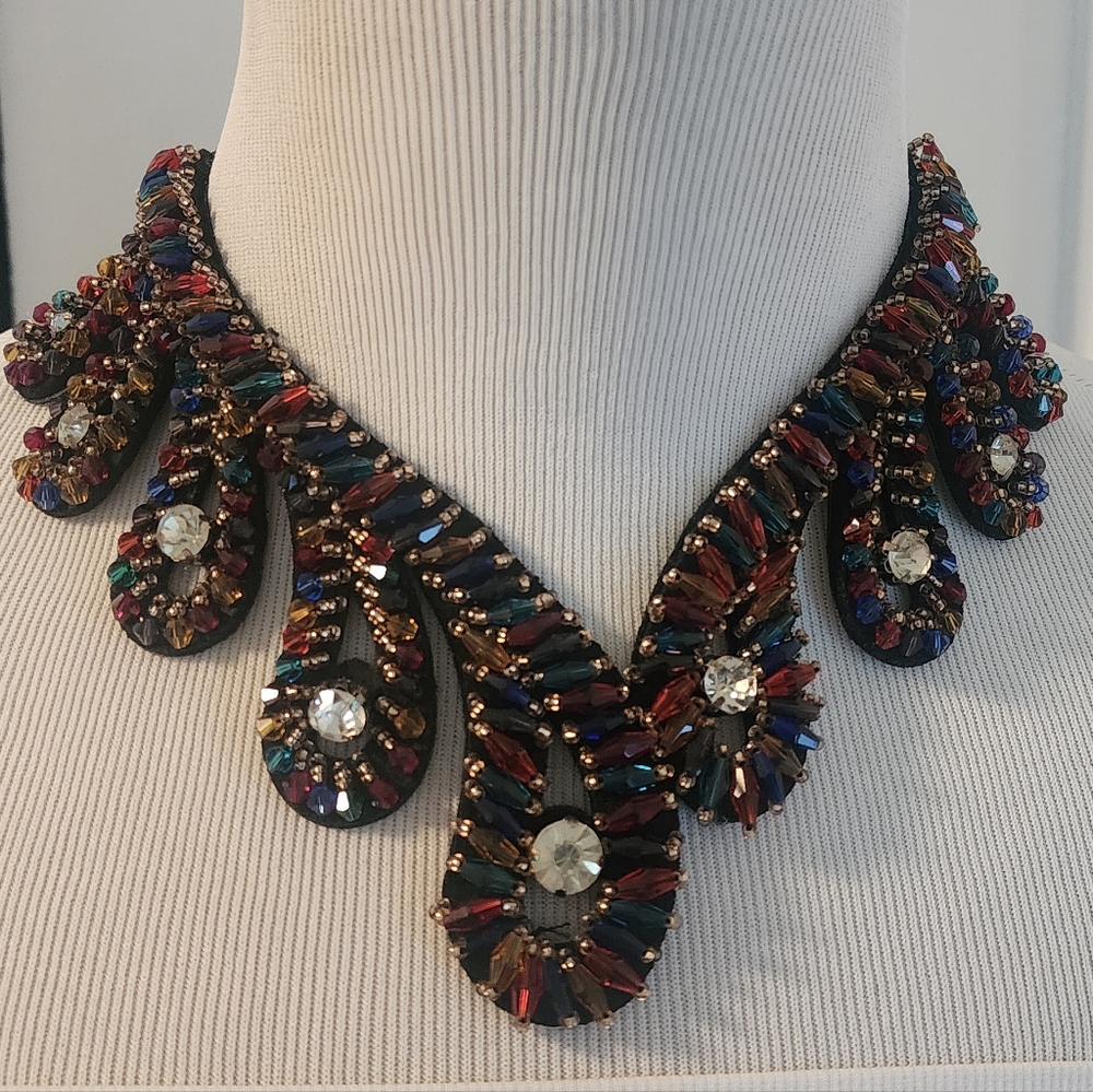 Elegant Multicolor Statement Necklace